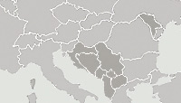 Map of South-Eastern Europe
