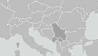 Landkarte Serbien und Montenegro
